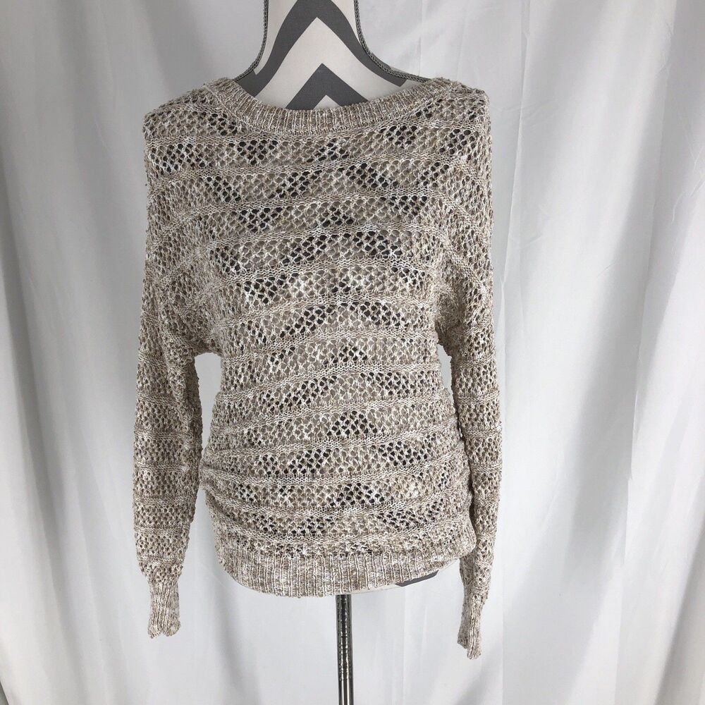 Day trip Women's Open Weave Sweater, Size XS